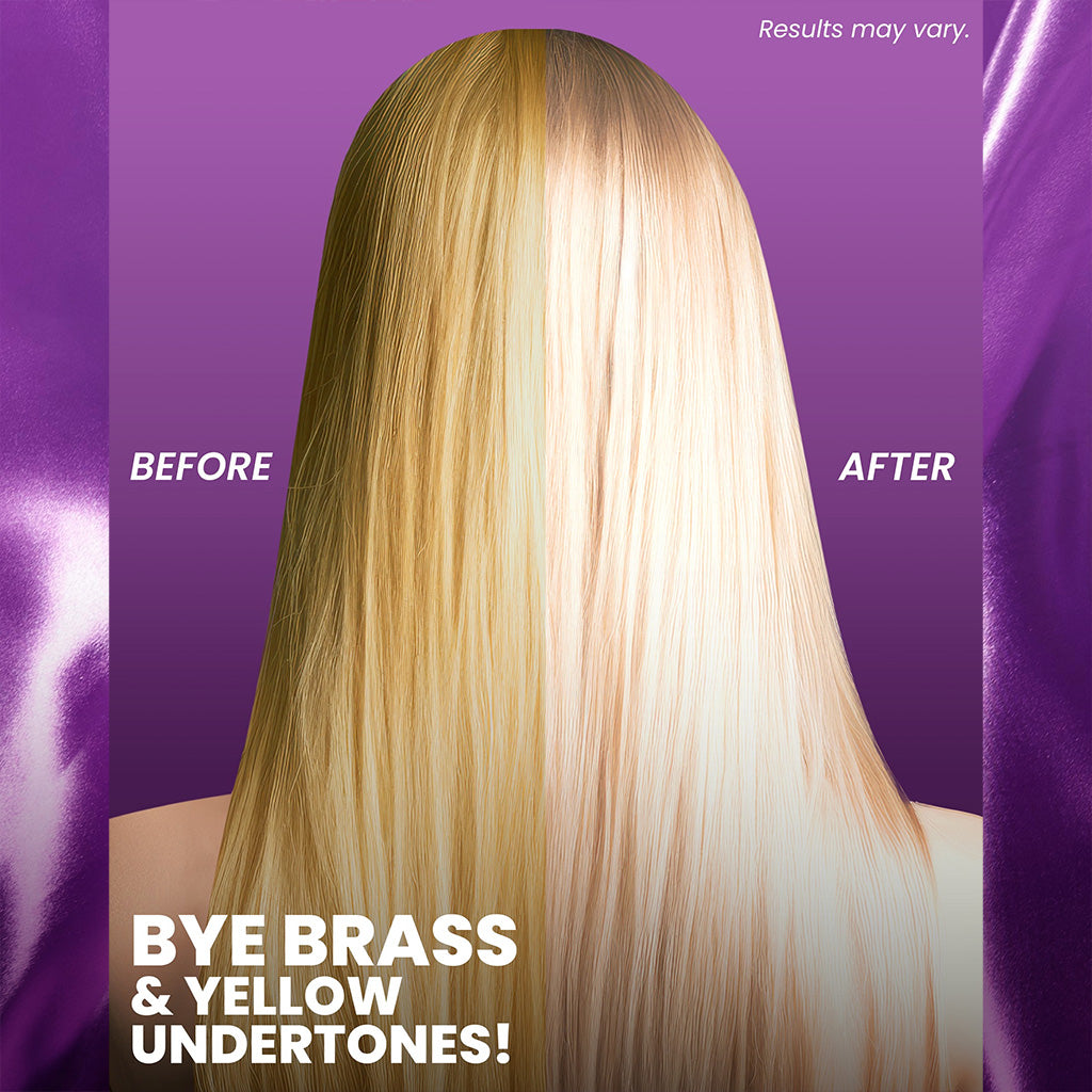 Luxe Organix Bye Brass Color Toning Purple Treatment Bundle
