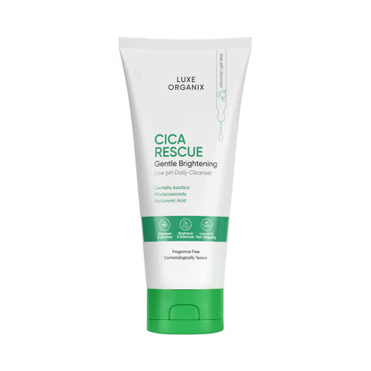 Luxe Organix Cica Rescue Gentle Brightening Low pH Daily Cleanser | Bini Beauty NZ AU