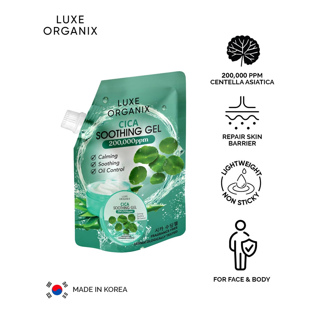 Luxe Organix Cica Soothing Gel 100ml | Filipino Skincare NZ AU