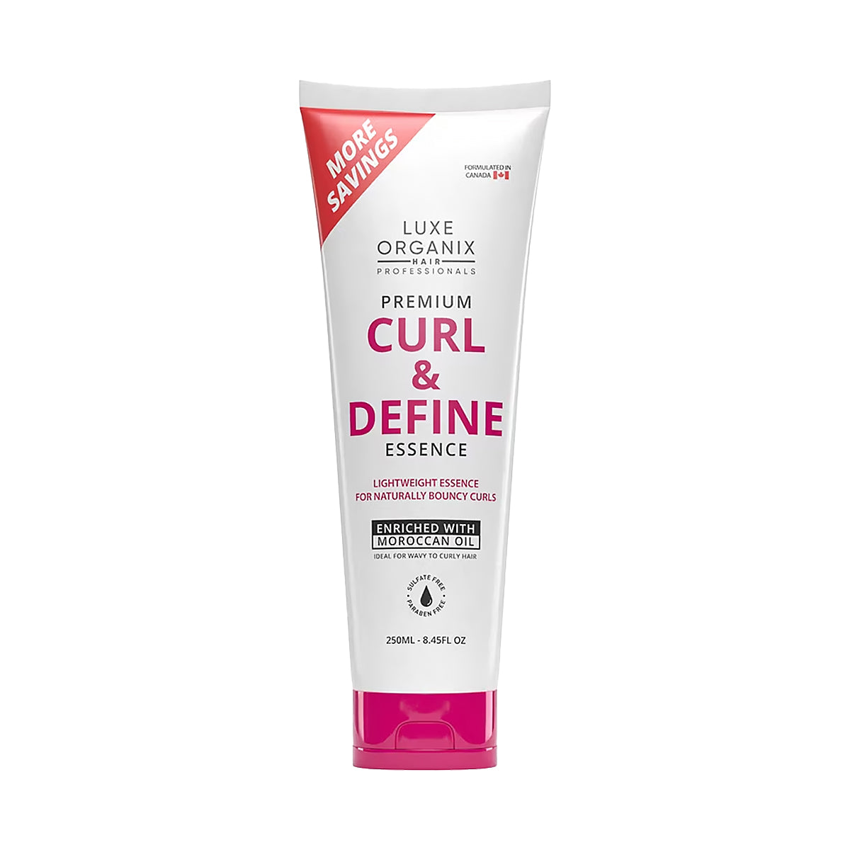 Luxe Organix Premium Curl & Define Essence 250ml | Bini Beauty AU NZ