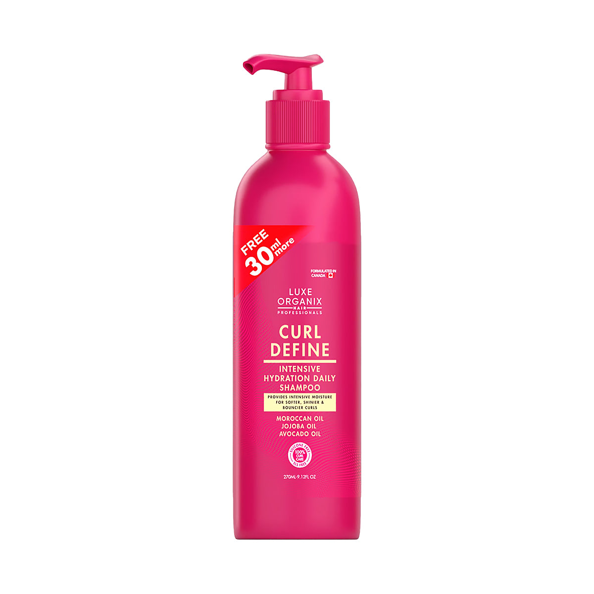 Luxe Organix Curl Define Intensive Hydration Daily Shampoo 270ml | Bini Beauty AU NZ