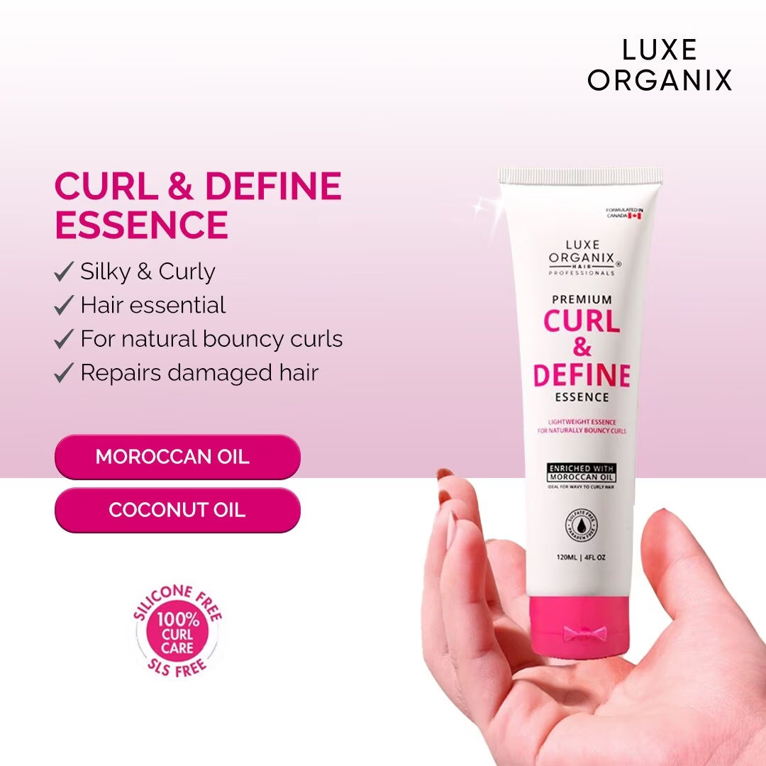 Luxe Organix Premium Curl & Define Essence 120ml benefits