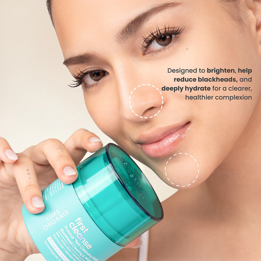 Luxe Organix First Cleanse Blackhead Clearing & Whitening Cleansing Balm 45g - benefits