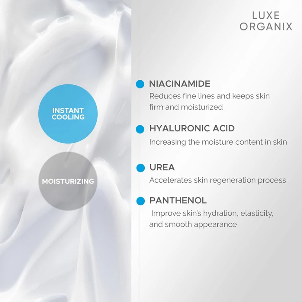 Luxe Organix Hyaluron White Double Collagen Hydra-Cooling Moisturizer | Bini Beauty AU NZ