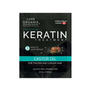 Luxe Organix Keratin Treatment Castor Oil 20ml (6 Sachet Pack) | Bini Beauty AU NZ