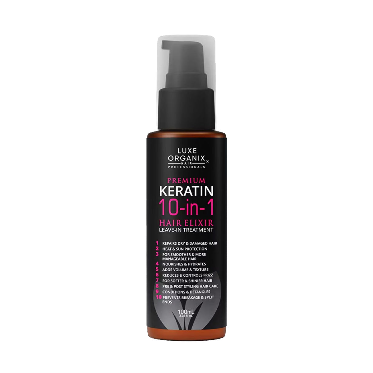 Luxe Organix Keratin 10in1 Hair Elixir Leave-in Treatment 100ml