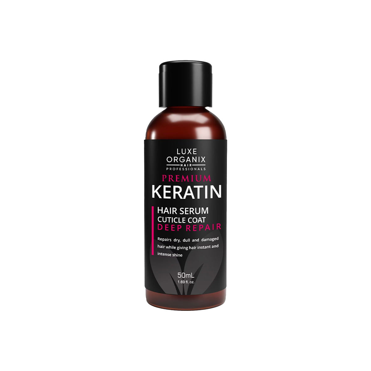 Luxe Organix Premium Keratin Hair Serum Cuticle Coat Deep Repair 50ml