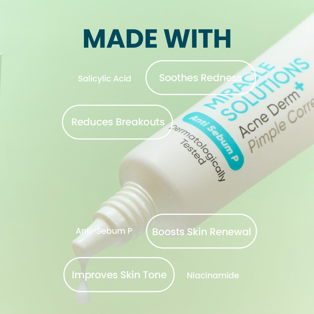 Luxe Organix Miracle Solutions Acne Derm+ Pimple Corrector 20g