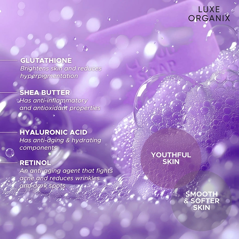 Luxe Organix Niacinamide + Retinol Cloud Soap 180g | Bini Beauty NZ Luxe Organix Niacinamide + Retinol Cloud Soap 180g | Bini Beauty NZ