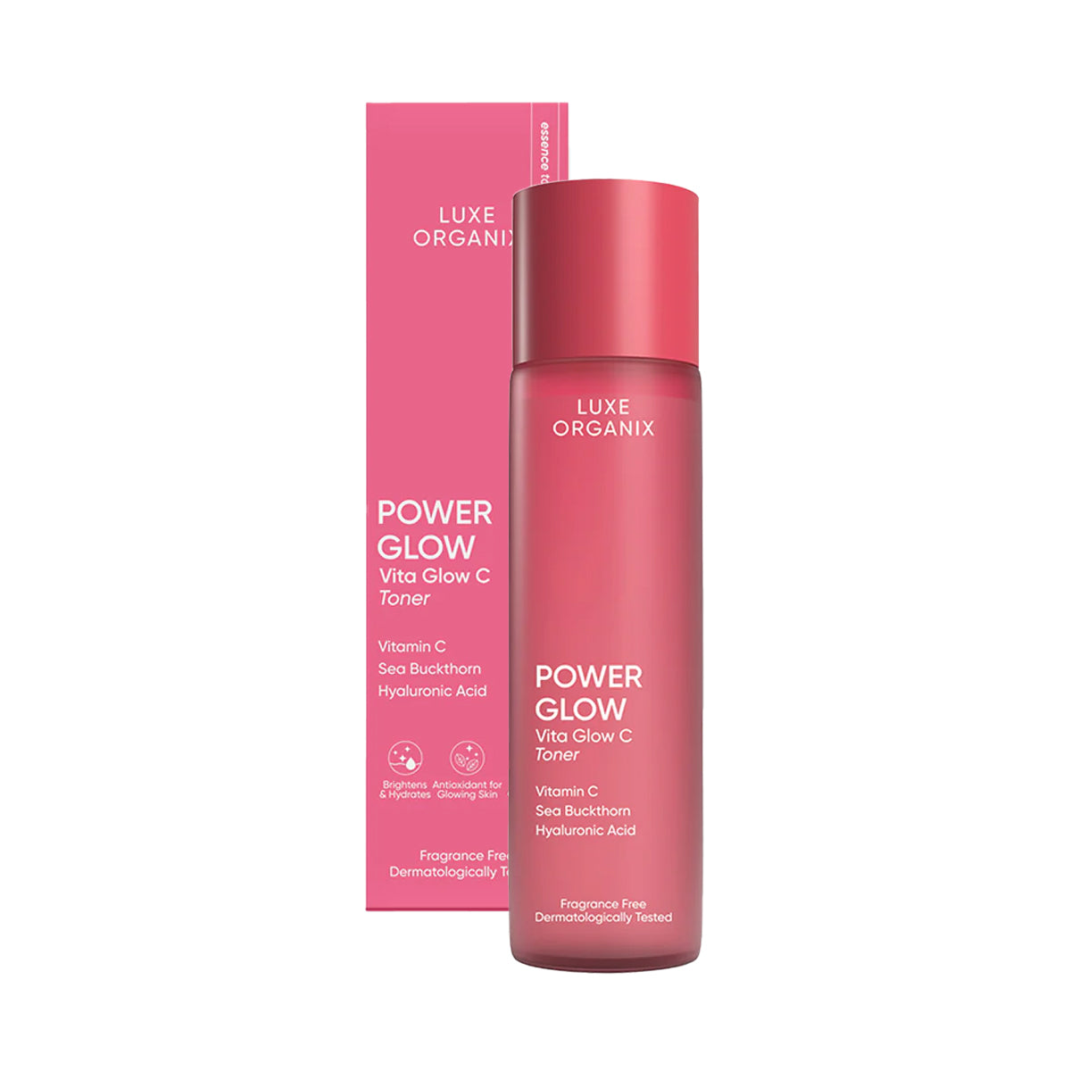 Luxe Organix Power Glow Vita Glow C Whip Cleanser 150g – Vitamin C Face Wash (Korea)