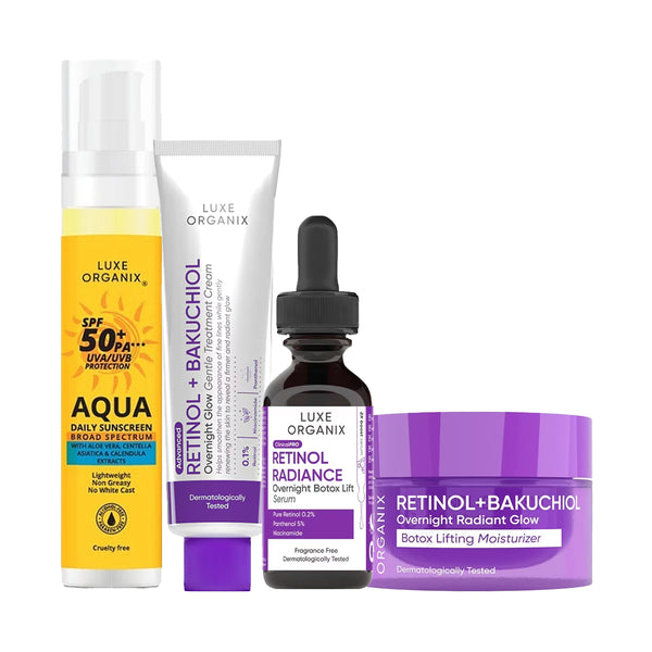 Luxe Organix Retinol + Bakuchiol Bundle | Bini Beauty