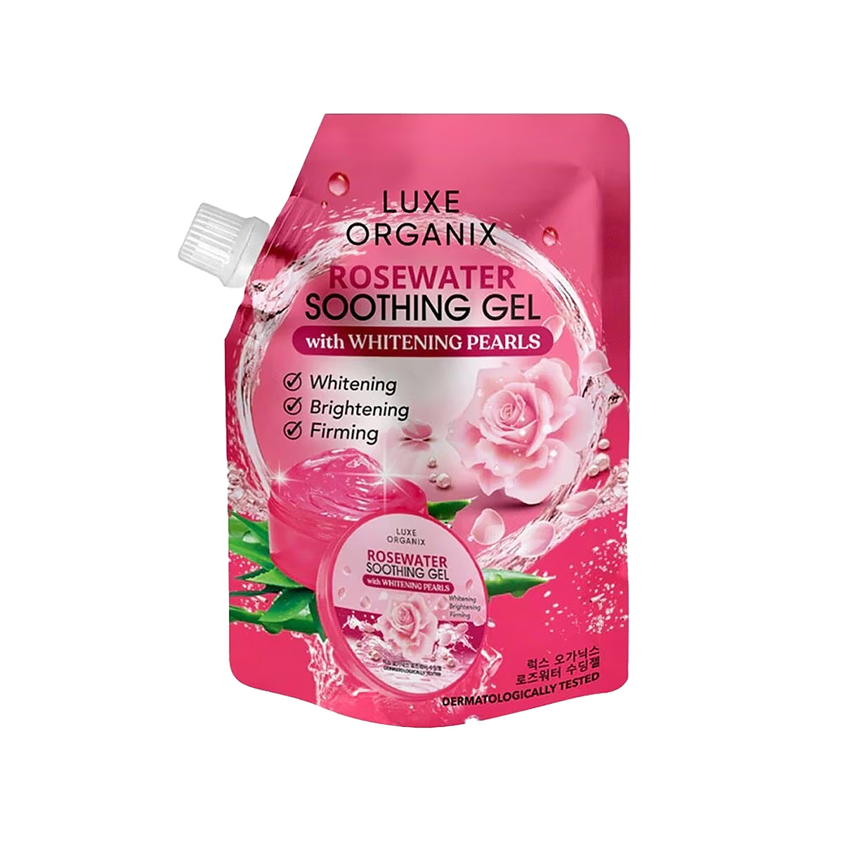 Luxe Organix Rosewater Soothing Gel 100ml | Bini Beauty NZ AU