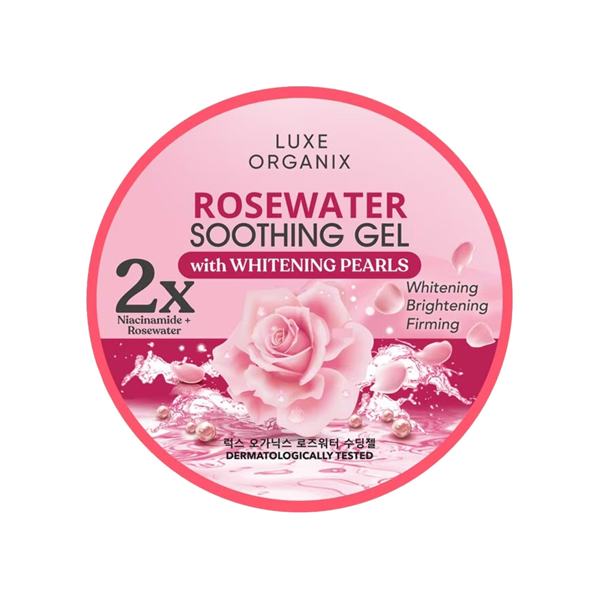 Luxe Organix Rosewater Soothing Gel 300ml | Bini Beauty NZ AU