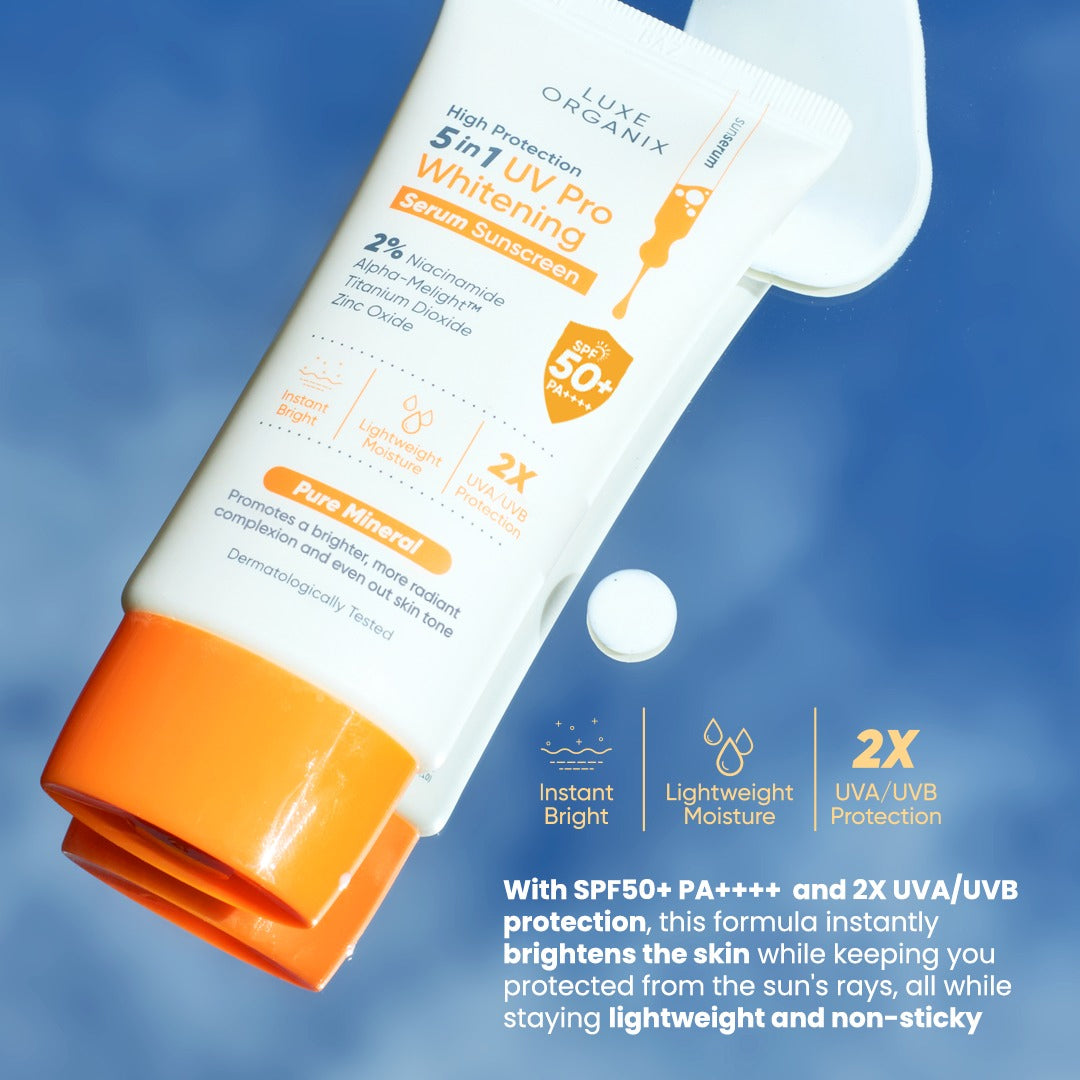 Luxe Organix High Protection UV Pro Whitening Serum Sunscreen