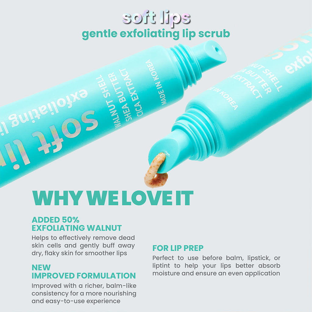 Luxe Organix Soft Lips Gentle Exfoliating Lip Scrub 15g