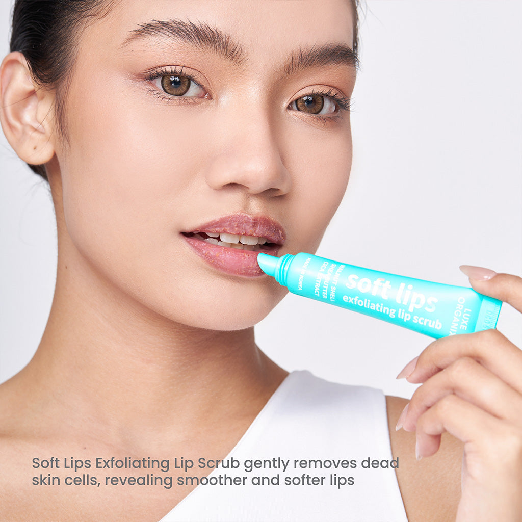 Luxe Organix Soft Lips Gentle Exfoliating Lip Scrub 15g