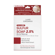 Luxe Organix DermaPRO Sulfur Soap 2.5% Acne Rescue 80g