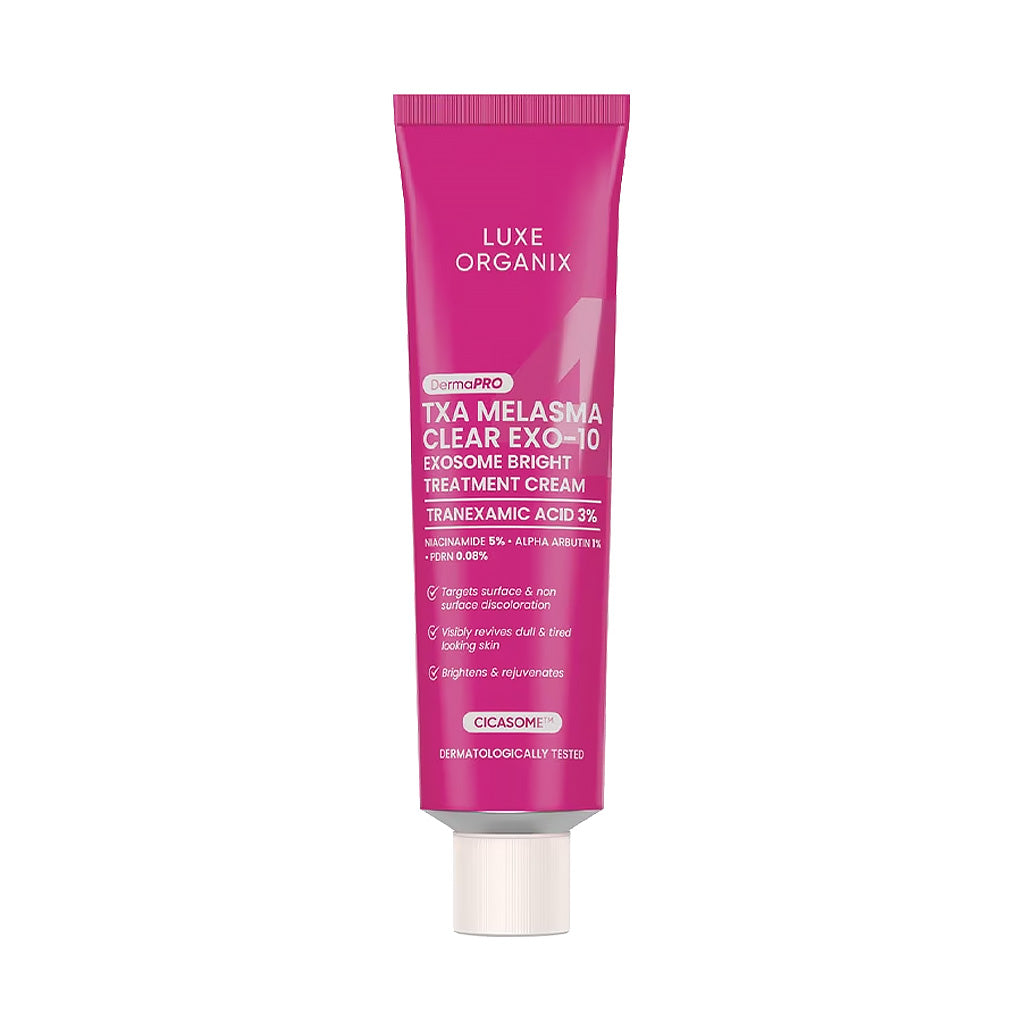 Luxe Organix DermaPRO TXA Melasma Clear Exo-10 Exosome Bright Treatment Cream 30g