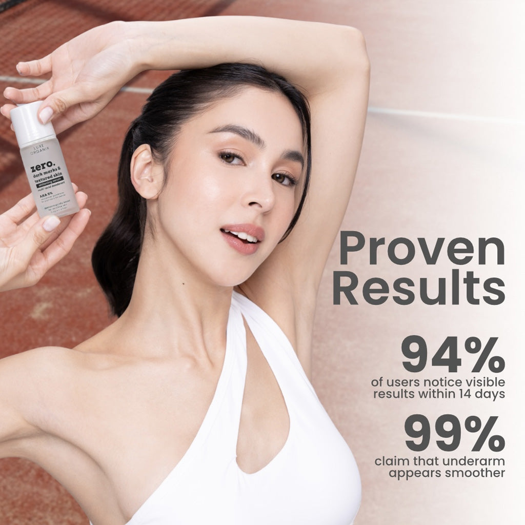 Luxe Organix Zero Dark Marks & Textured Skin Whitening Serum Deodorant For Sensitive Skin