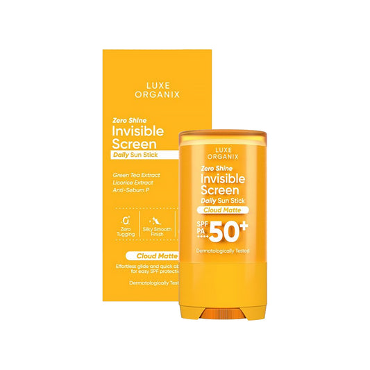 Luxe Organix Zero Shine Invisible Screen Daily Sun Stick SPF 50+ | Bini Beauty NZ AU