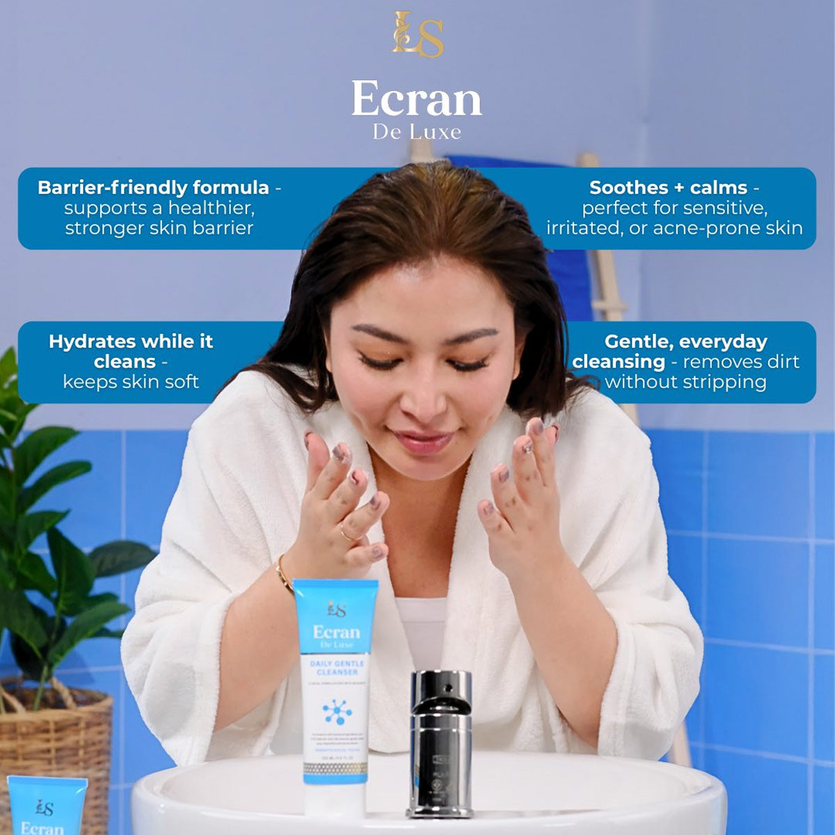 Luxe Skin Ecran De Luxe Daily Gentle Cleanser 120ml