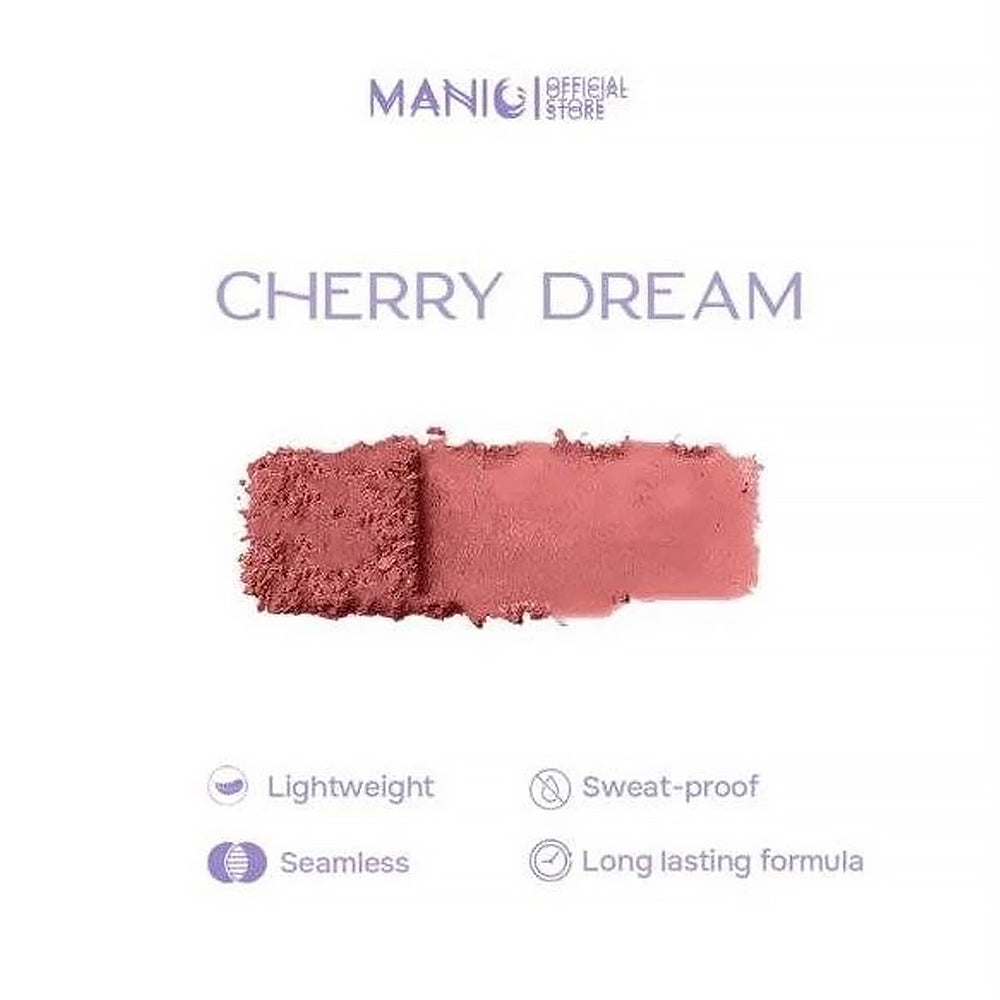 Manic Beauty Pressed Blush Powder Refills - in Cherry Dream shade