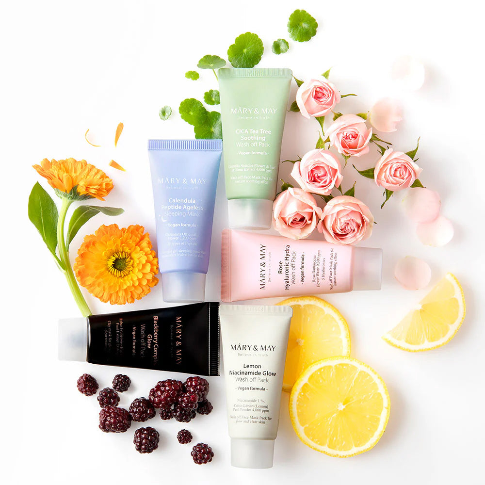 Mary&May Vegan Wash Off Mask Mini Gift Set