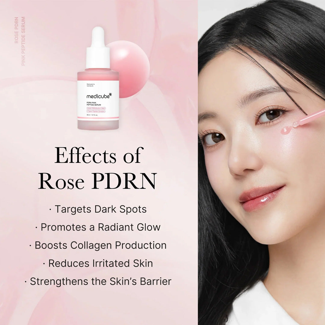 Medicube PDRN Pink Peptide Serum 30ml effects and benefits