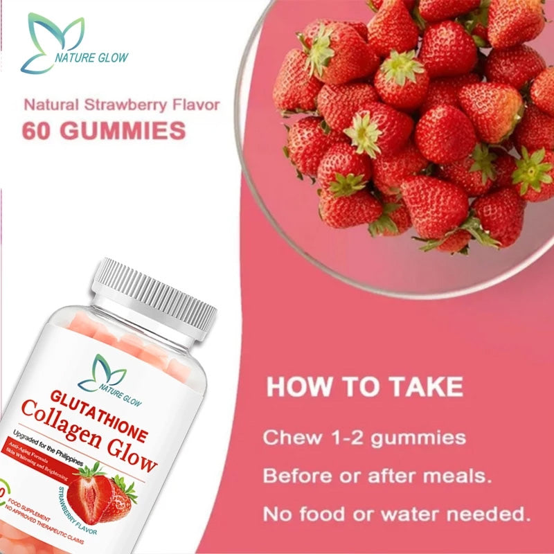 Nature Glow Glutathione Glow 60 Gummies Bini Beauty Nature Glow Glutathione Glow 60 Gummies Bini Beauty