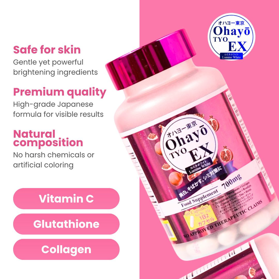 Ohayo TYO EX Lumine White Glutathione - benefits