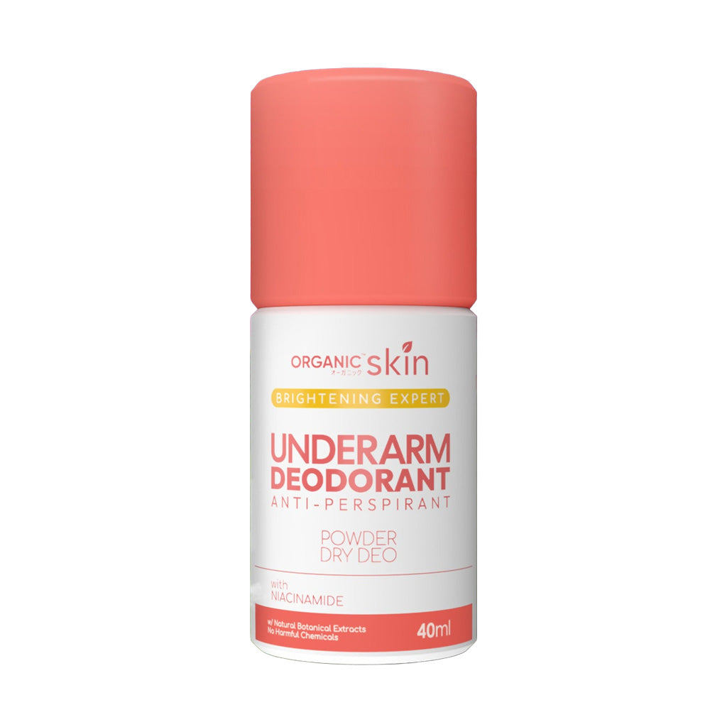 New 2026 packaging of Organic Skin Intensive Whitening Powder Dry Deo 40ml