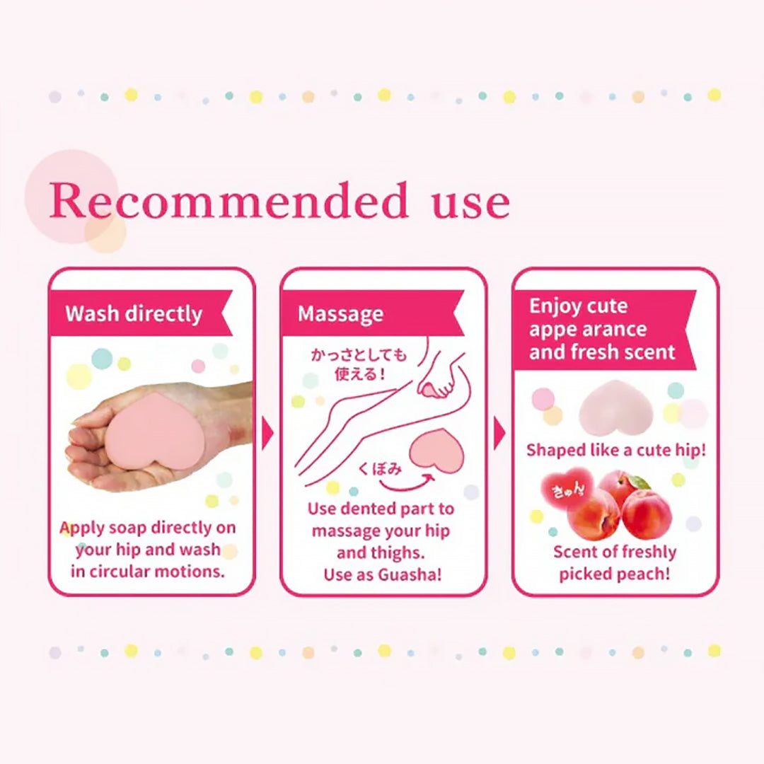 Pelican Booty Care Scrub Soap 80g - recommended use method