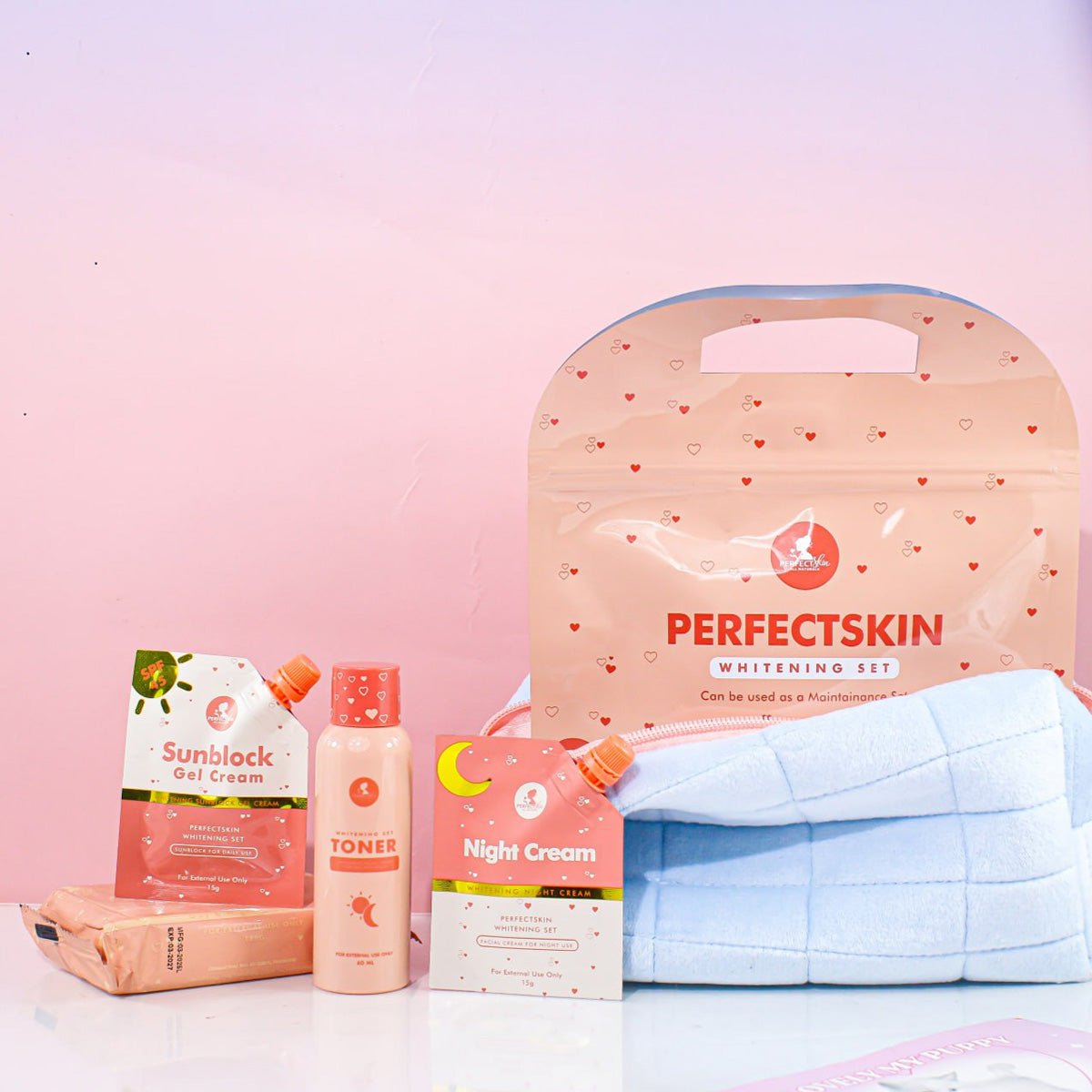 Perfect Skin Whitening Set – 4‑Step Skincare Kit – Bini Beauty