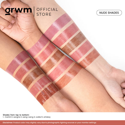 GRWM Cosmetics Lip Booze Tinted Sheer Balm | Filipino Cosmetics NZ AU - shades 2