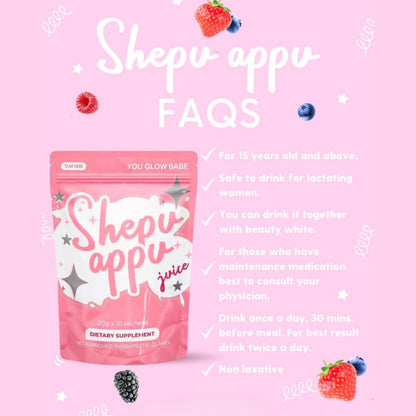 You Glow Babe Shepu Appu Juice AU NZ - benefits