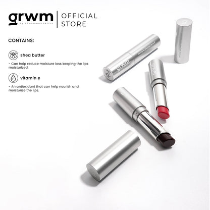 GRWM Cosmetics Lip Booze Tinted Sheer Balm | Filipino Cosmetics NZ AU - ingredients