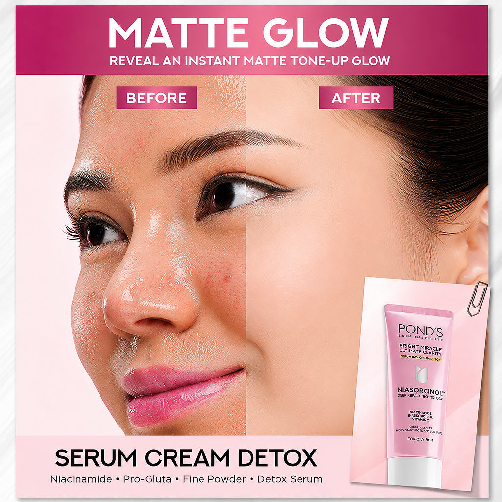POND’S Bright Miracle Ultimate Clarity Serum Day Cream Detox 40g