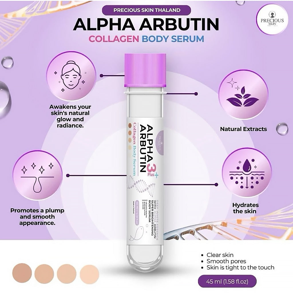 Precious Skin Alpha Arbutin 3 Plus Super Brightening Body Serum 45ml
