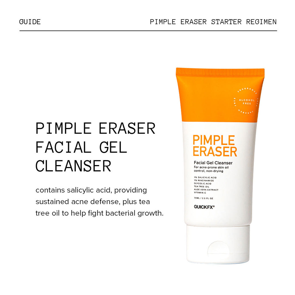 QUICKFX Pimple Eraser Facial Gel Cleanser 75ml