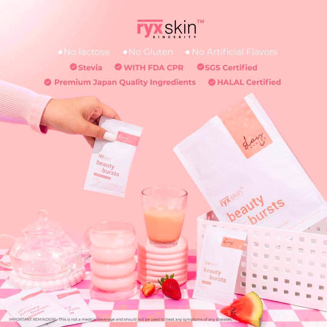 RYX Skin Beauty Bursts Milky Powder Mix | Filipino Dietary Supplements - NZ AU Bini Beauty - features