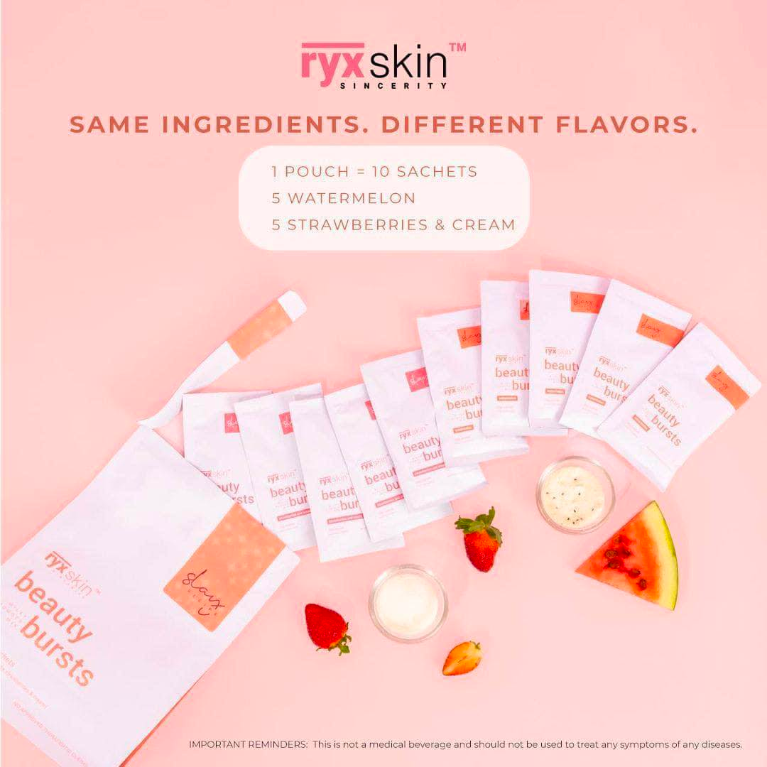 RYX Skin Beauty Bursts Milky Powder Mix | Filipino Dietary Supplements - NZ AU Bini Beauty - contents