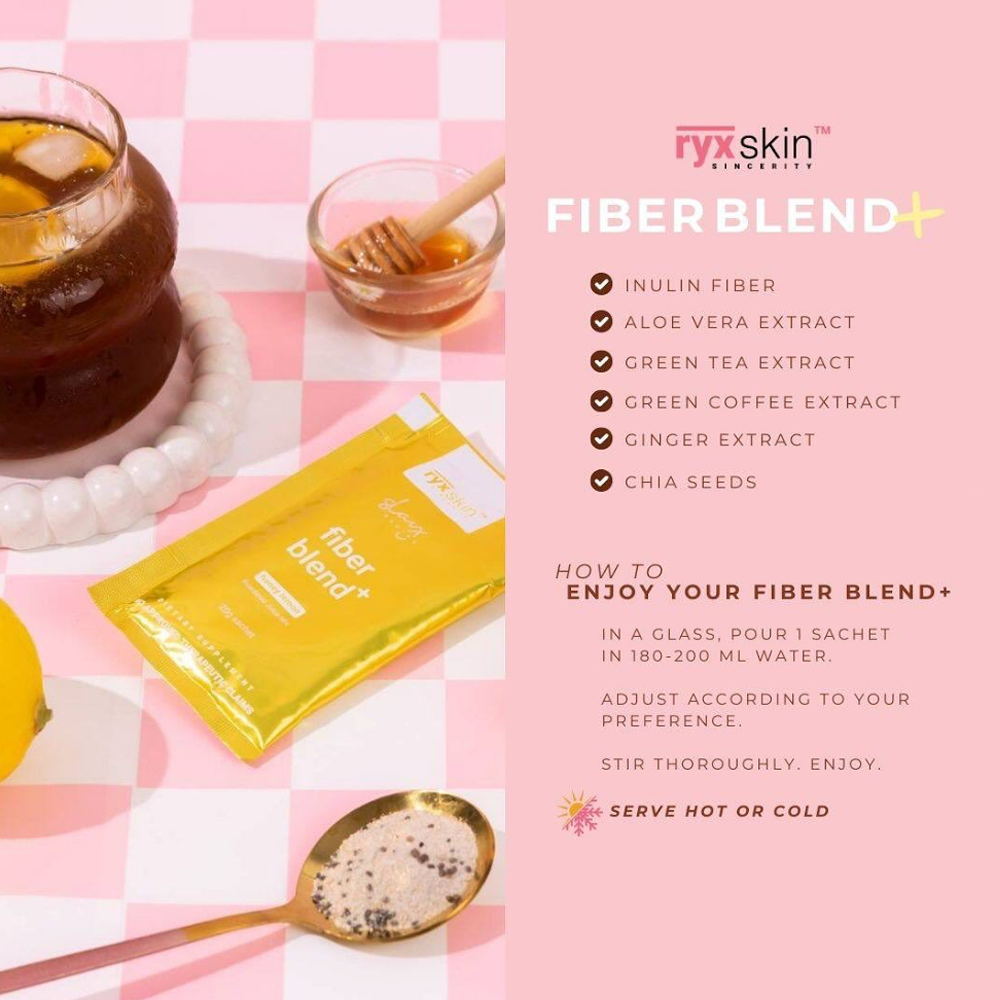 Ryx Skin Fiber Blend+ | Filipino Dietary Supplements - directions