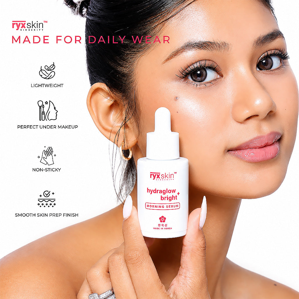 Key Benefits of RYX Skin Hydraglow+ Bright Morning Serum 30ml