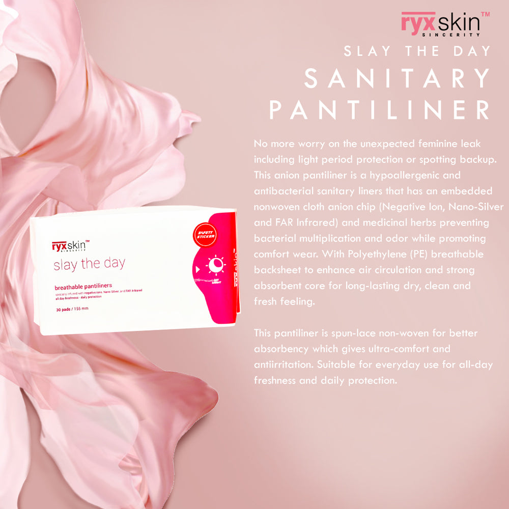 Ryx Skin Slay The Day Breathable Pantiliners | Feminine Sanitary Supplies