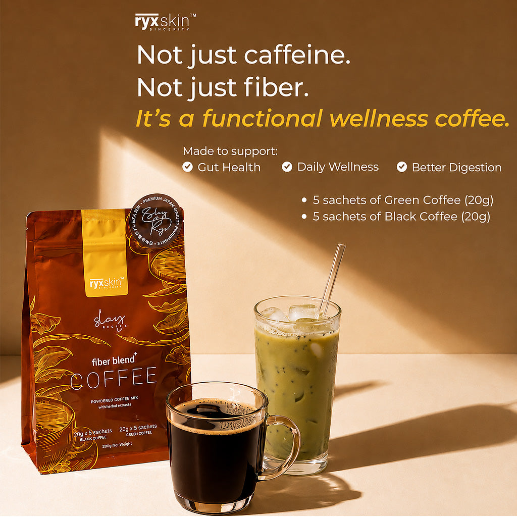 Ryx Skin Slay Recipe Fiber Blend+ Coffee 10 Sachets x 20g