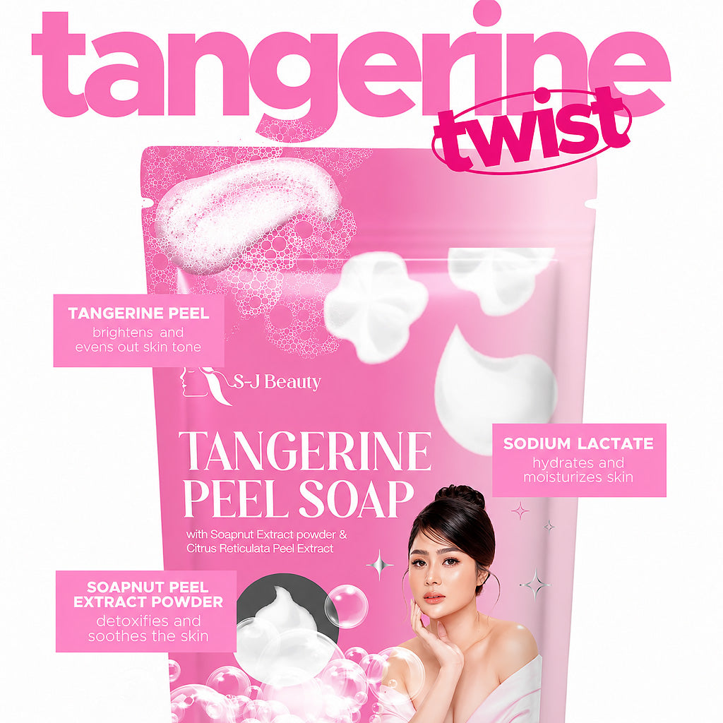 S&J Beauty Tangerine Peel Soap 5 pcs x 70g