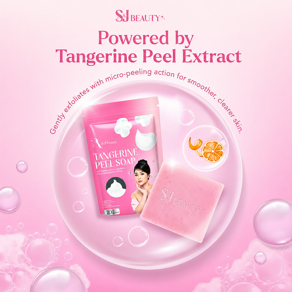 S&J Beauty Tangerine Peel Soap 5 pcs x 70g