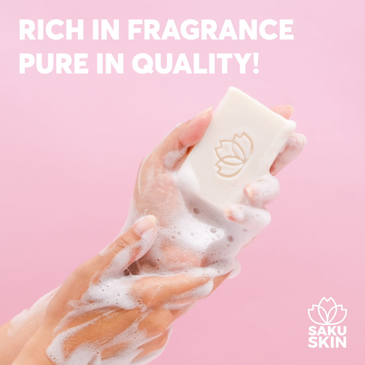 Saku Skin Everyday Perfumed Body Soap 100g | Bini Beauty NZ AU