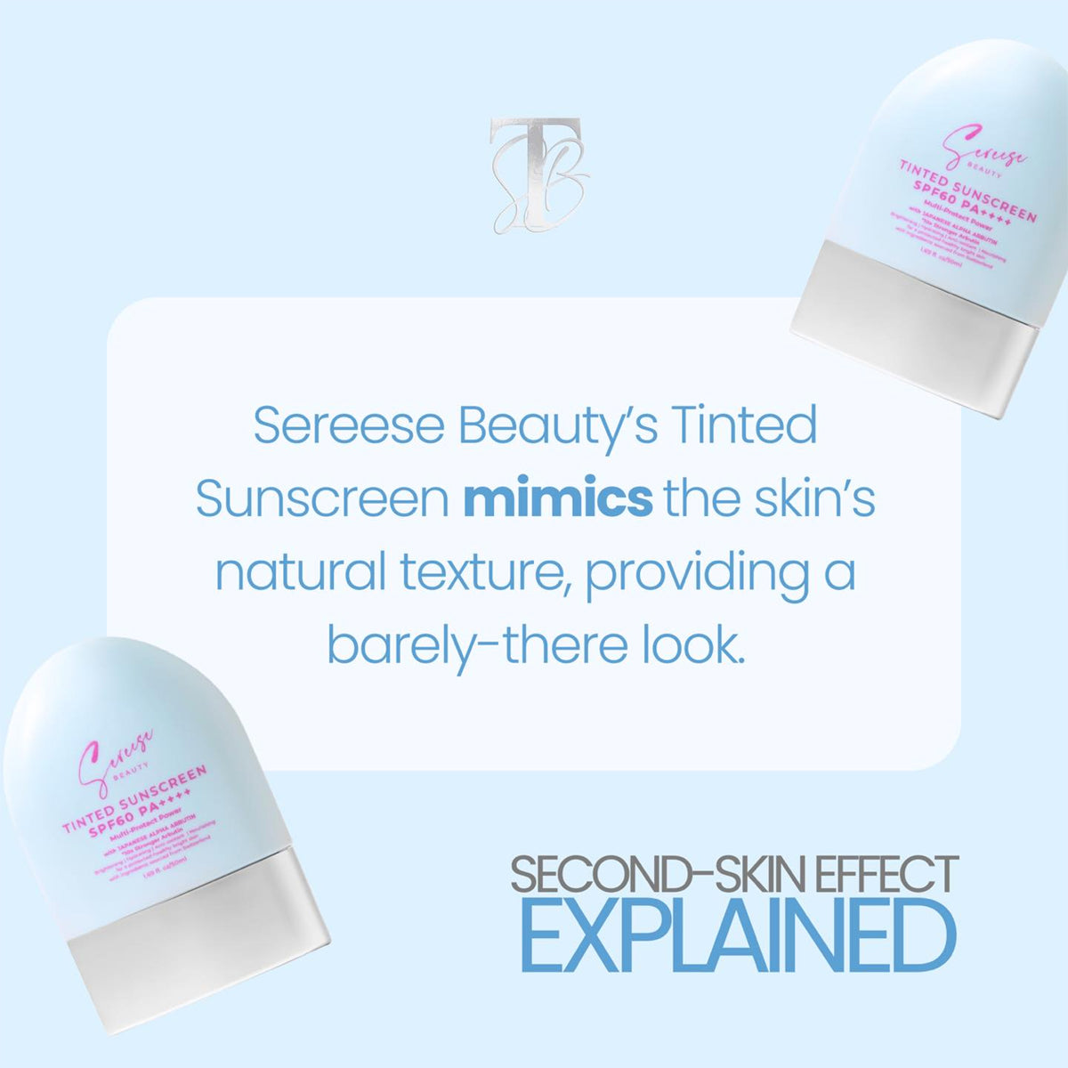 Sereese Beauty Tinted Sunscreen SPF60 PA++++ | Bini Beauty