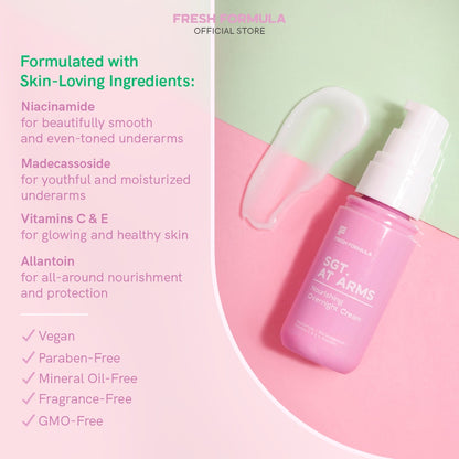 Fresh Formula Sgt. at Arms Overnight Cream | Filipino Skincare NZ - ingredients